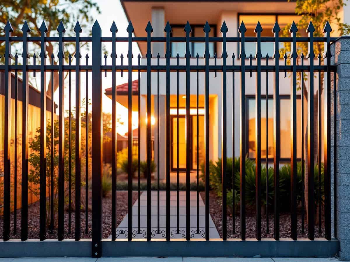 Iron fencing