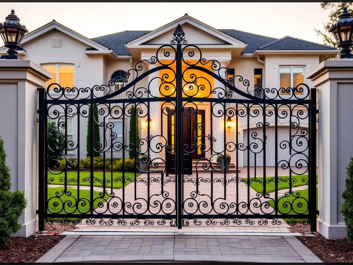 Iron gates